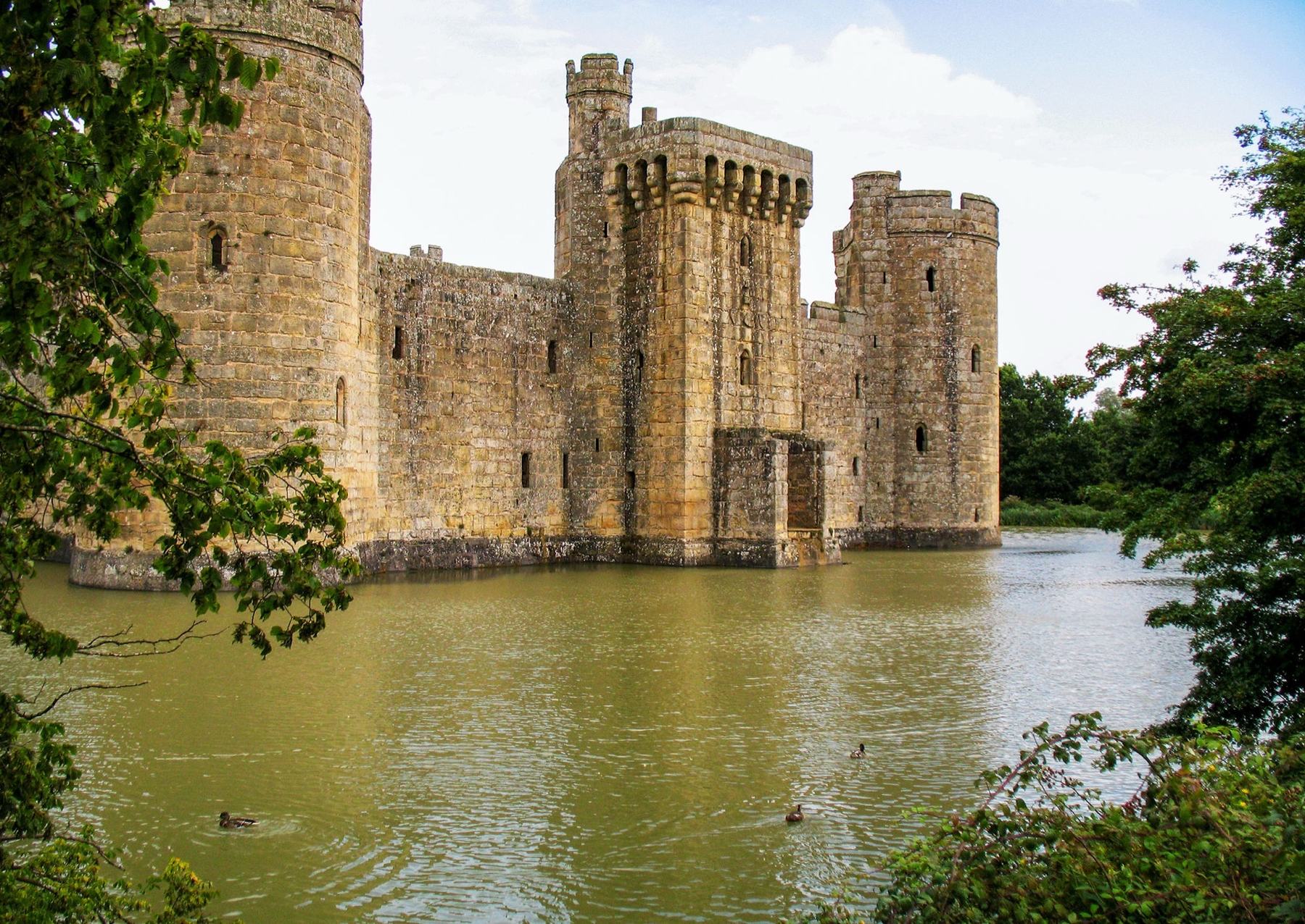 Bodiam Castle, East Sussex — where the company takes its name